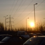 Chingford, UK: Pylon in the sunset [Picture by Flash Wilson]