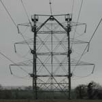 UK: An electricity pylon to the south of the Severn Bridge [Picture by Dave Cotton]