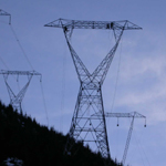 Canada: Building 500kV towers with a helicopter - north of Vancouver, BC [Picture by Ian Kozicky]