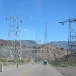 USA: Pylons near the Hoover Dam [Picture by Mike Hughes]