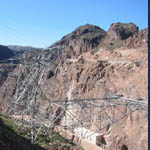 USA: Pylons near the Hoover Dam [Picture by Mike Hughes]