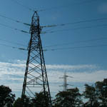 UK: Pylons near the substation in Allerford, Somerset [Picture by Flash Wilson]