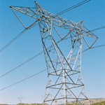 USA: Huge pylon 400kVa over CA138, Cajon Pass, California [Picture by Graeme MacDonald]