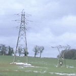 St Albans, UK: Pylon takes cables from several directions [Picture by Flash Wilson]