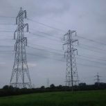 UK: Pylons in a field [Picture by Michael Randall]