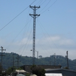 Larkspur, USA: Pylon in the Bay area [Picture by Rick Payne]