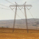 Light-weight pylon near Kayabasi, Turkey. Wind and snow-loads are low in this area. [Picture by Abdullah Eyles]