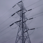 Purfleet, UK: Pylon near the Queen Elizabeth II Bridge [Picture by Flash Wilson]