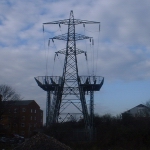 Stratford, UK: Pylon on the Greenway [Picture by Flash Wilson]