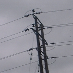 Somerset, UK: Pylons seen on the train to London. [Picture by Flash Wilson]